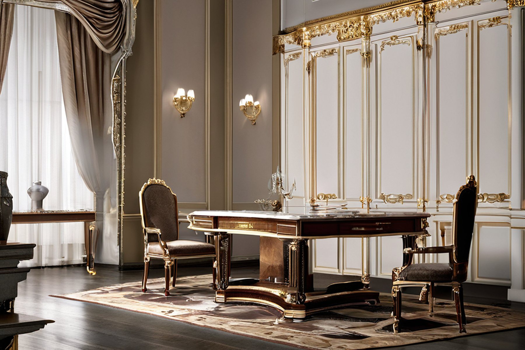 contact classic furniture manufacturer milan meeting table by Modenese Gastone