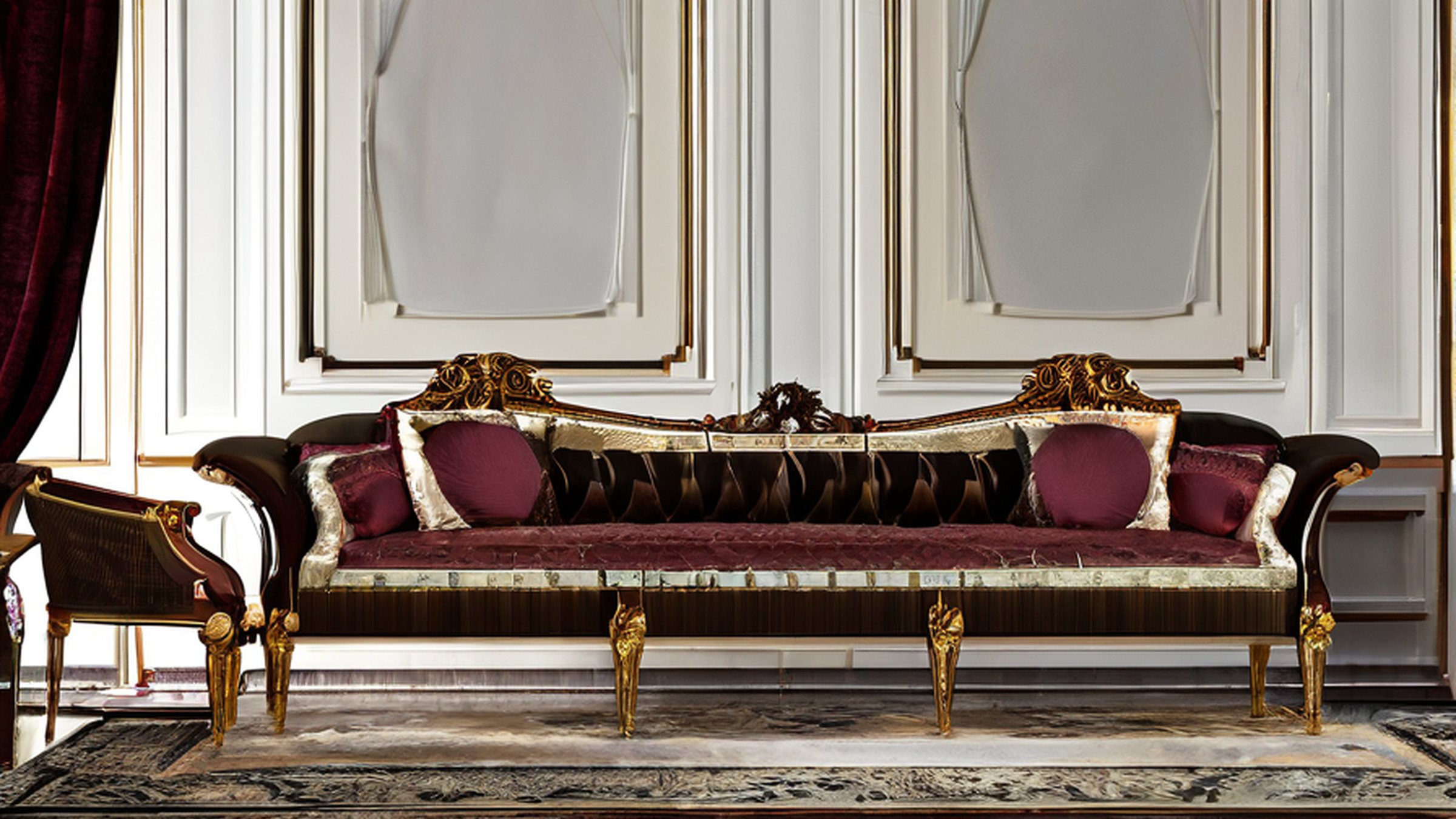 Venetian classic furniture venetian hero salon by Modenese Gastone